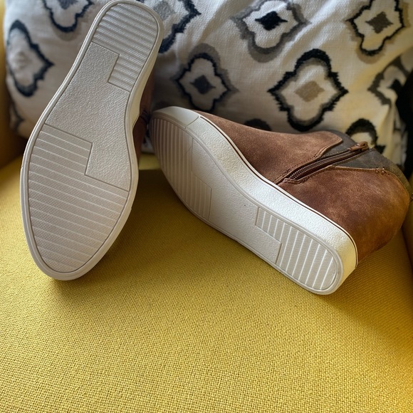 SUGAR brown wedge sneakers - Picture 7 of 9